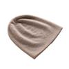 Women's 100% Pure Cashmere Hat: Warm, Double-Layered, New Color Yarn for Autumn and Winter.