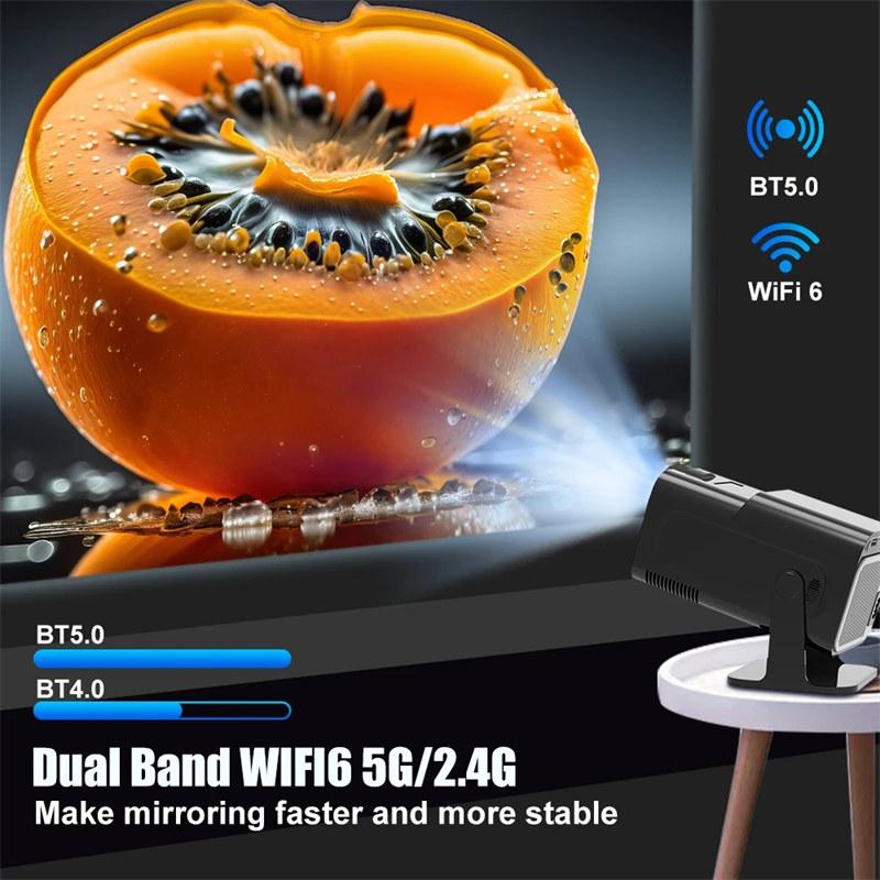 Android 11 390ANSI HY320 проектор 4K Native 1080P двойной Wi-Fi6 BT5.0 портативный проектор для кинотеатра на открытом воздухе обновленный HY300