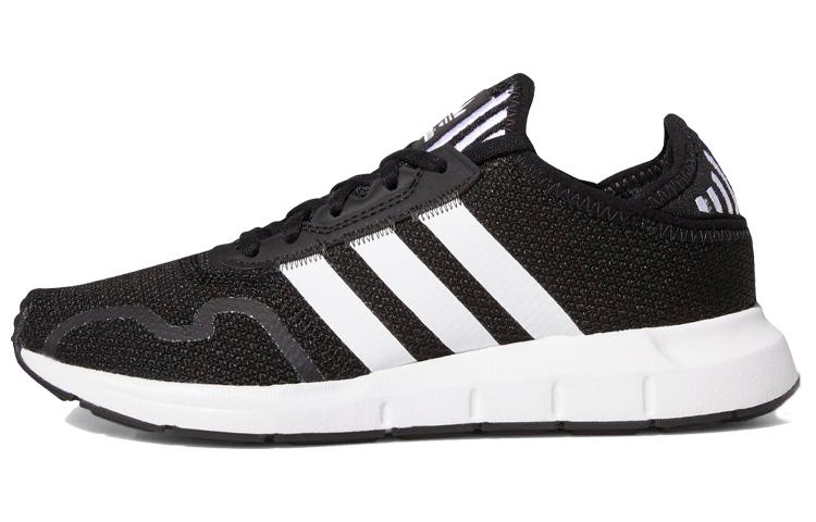 adidas Оригинальные Кроссовки для бега adidas Swift Run X с амортизацией Низкие Детские Черно-белые FY2150