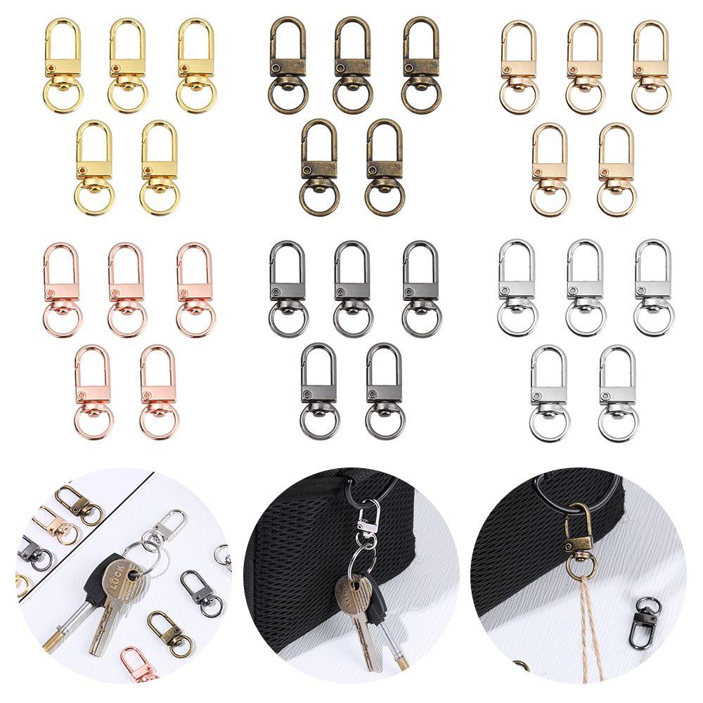 Metal DIY KeyChain Bag Part Accessories Lobster Clasp Hook Bags Strap Buckles Collar Carabiner Snap