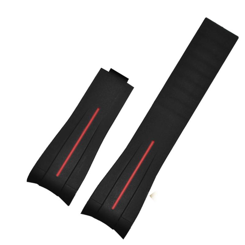 Wholesale Price for Old Customers Rubber Watch Strap Waterproof Silicone Wristband Bracelet Camouflage Color for Rolex Watchband