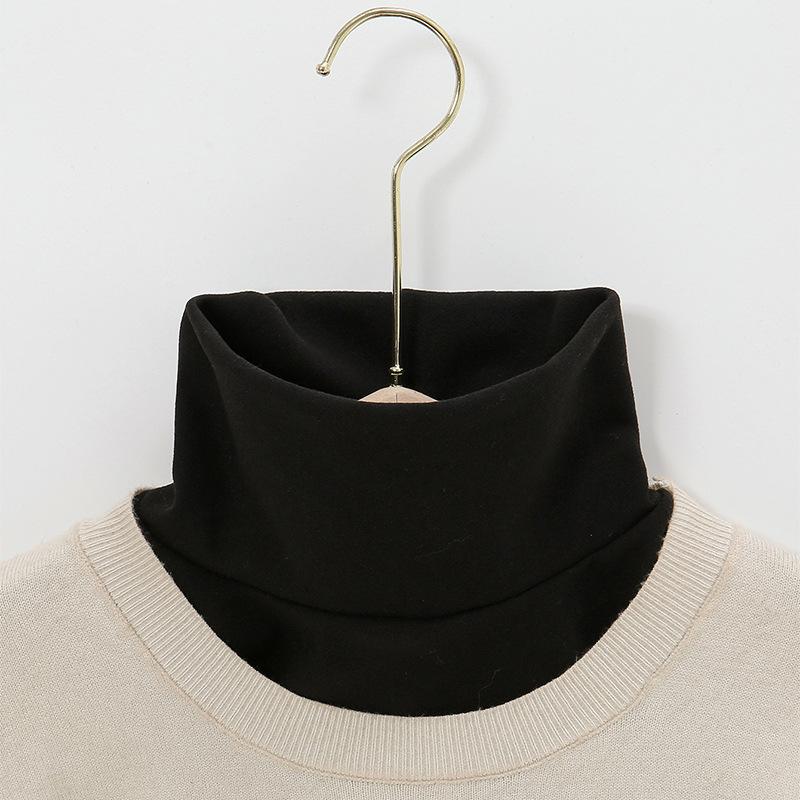 Stylish Turtleneck Fake Collar Elegant Solid Color Soft Warm Dickey Collar Autumn Winter Coldproof Skin Friendly False Collar