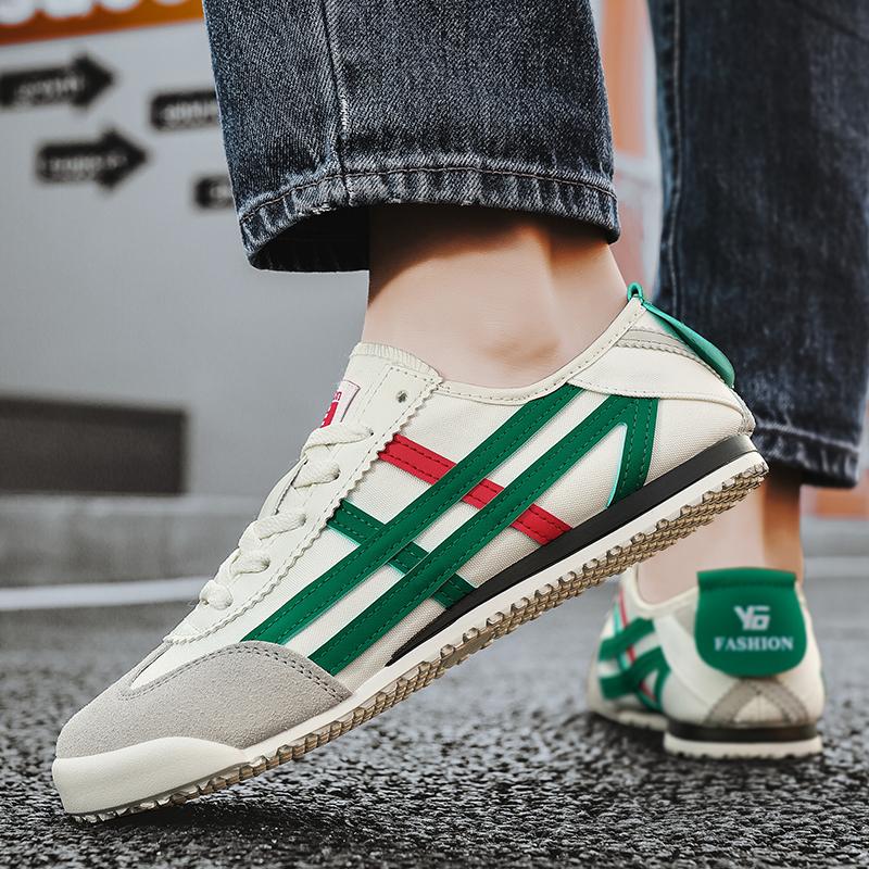 Новая мужская обувь Форрест Гамп Универсальные маленькие белые кроссовки Мужская ретро мода в стиле athleisure Трендовые слипоны на одной подошве tênis