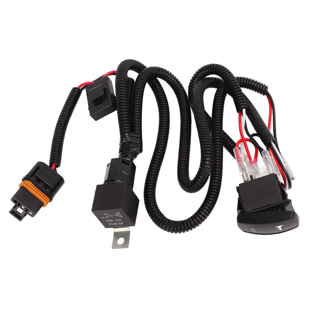 12В 24В 40А Комплект реле и жгута проводов для клаксона Катушка из чистой меди Огнестойкий для автомобиля грузовика Улитки