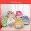 Children Little Bear Backpack Zipper Design Adjustable Shoulder Straps Schoolbag