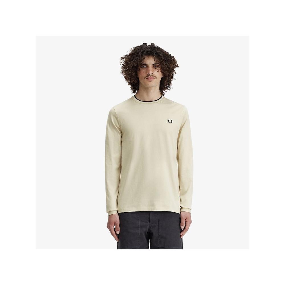 Fred Perry [genuine HeadquarTers] Fred Perry [baseline] Long Sleeve Twin Tip T shirT  U87  Afpm2419602 U87 qzgAfpm2419602 U87