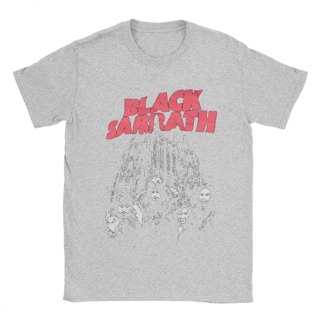 Юмористические черные футболки Cool Sabbaths для мужчин с круглым вырезом из чистого хлопка, футболки с коротким рукавом, топы для взрослых