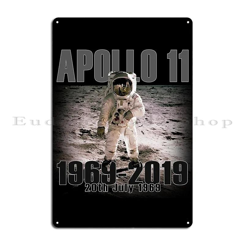 Apollo th Anniversary Moon Landing Newspaper Metal Sign Wall Mural Club Pub Wall Cave Print Tin Sign Poster