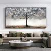 Абстрактное дерево, живопись, холст, постеры и принты, современный пейзаж, Куадрос, настенные художественные картины для гостиной, домашний декор, без рамки