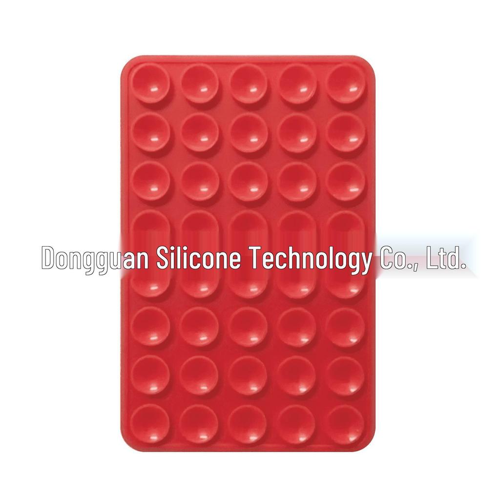 Черная силиконовая противоскользящая подставка для телефона: 24 Портативные, Минималистичные Наклейки на Присосках