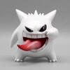 9cm Pokemon Gengar Figure Transparent Model, Cute Anime PVC Action Figurine for Room Decoration Collection Gift for Fans