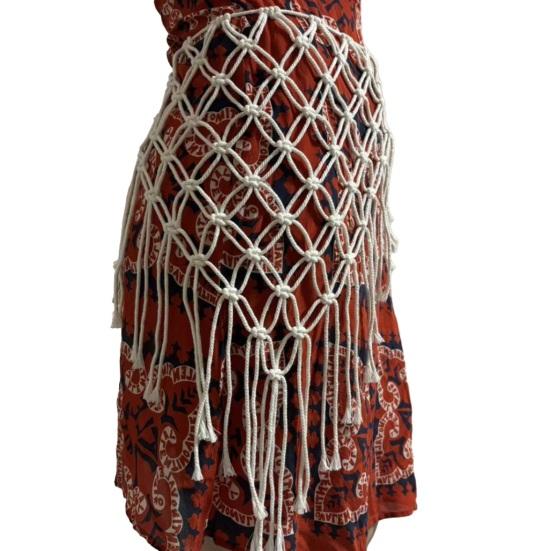Elevate Your Look with This Stylish Sash for Pairing with Maxi Dresses Ring Crafted
