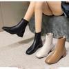 Fashion Autumn Ankle Boots Women's Fashion Thick Heel Square Toe Boots Casual Low Heel Sexy Women's Shoes Winter 2024