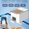 WiFi Smart Автоматическая кормушка для аквариумных золотых рыбок, 100 мл, большая емкость, управление через приложение, записи кормления, напоминание о кормушке для рыб