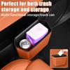 Car Trash Bin Leak-Proof Automotive Interior Rubbish Can Large Capacity Multipurpose Trash Bin for Automotive RV Truck Sedan