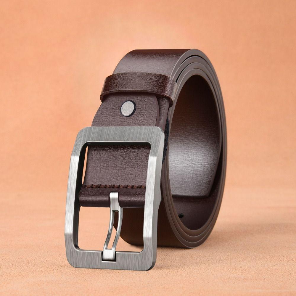 Casual Leather Belt Versatile Trouser Dress Belts Fashion Waist Strap