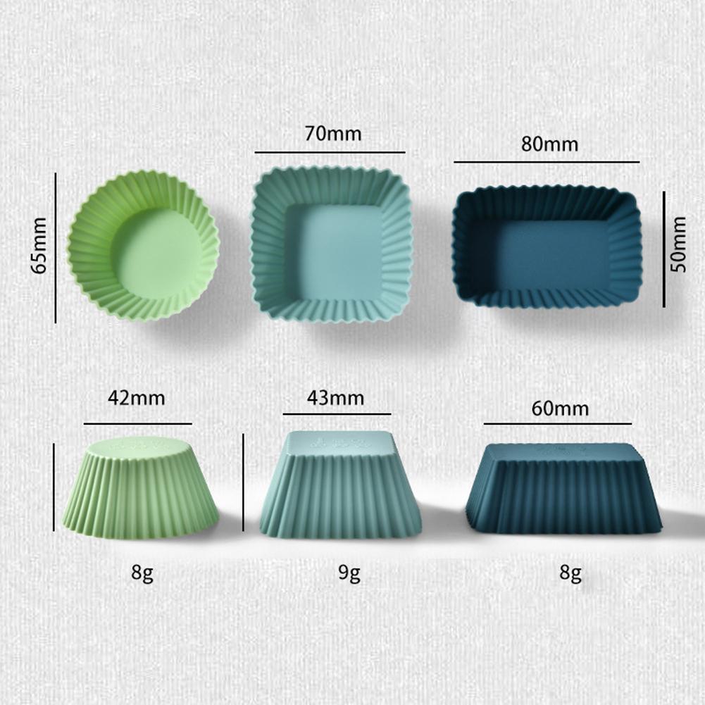 Silicone Cupcake Baking Mold 24Pcs Set Bakeware Baking Silicone Mold For Baking Tool