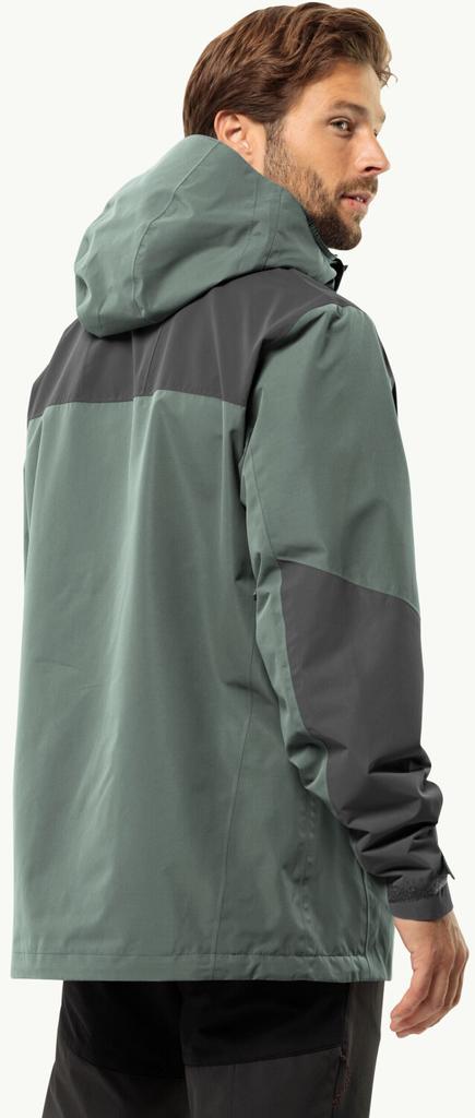 Куртка Jack Wolfskin Jasper 2l Jkt M (1108373) хеджаб зеленый