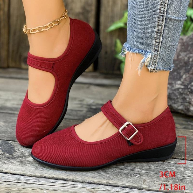 Модные бархатные туфли Мэри Джейн для женщин, ручная строчка, повседневная уличная одежда, балетки, туфли-лодочки, женские однотонные туфли, лоферы