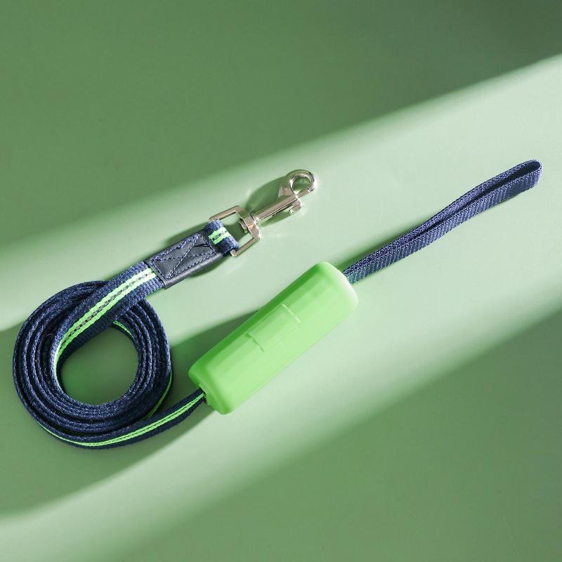 Многофункциональный поводок для собаки - Регулируемая длина, против рывков, мягкая ручка, для прогулок на свежем воздухе, подходит для маленьких/средних/больших собак