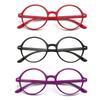 Retro Round Reading Glasses Blue Light Red Blue Purple Colorful Frame Glasses Presbyopic Eyeglasses Women +1.0 +1.5