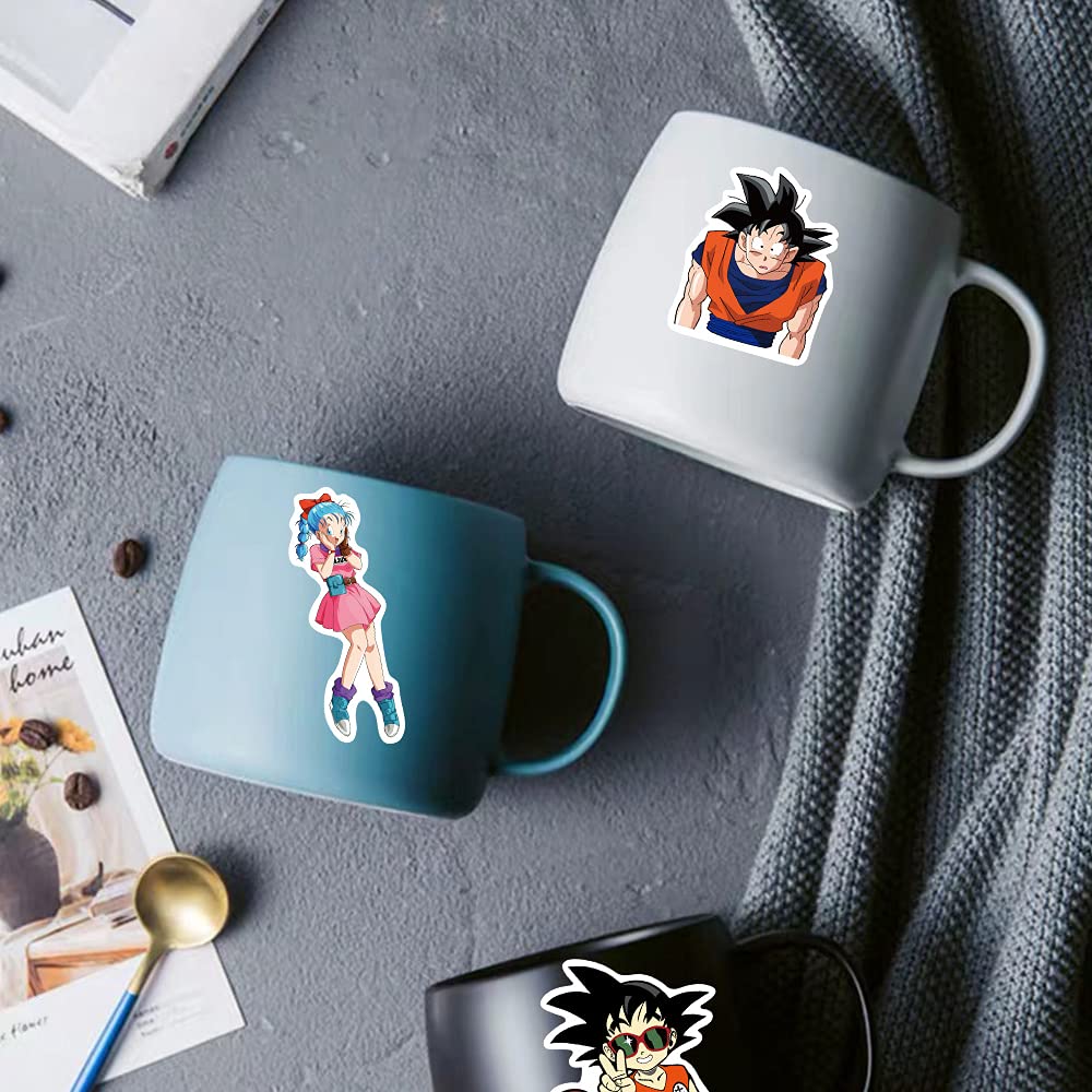 For Dragon Ball Sticker Set of 100 Pieces Dragon Ball Waterproof Sticker Pack Decal Suitcase High Definition Image Moe Suitable for Snowboards Dragon