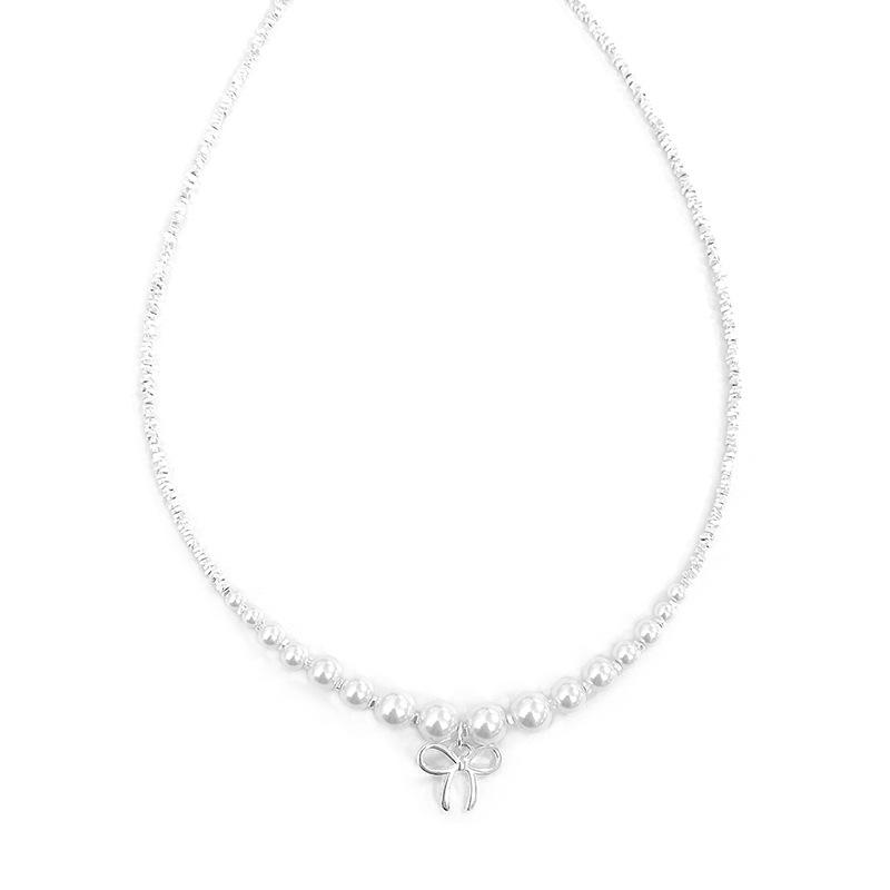 Легкая роскошная жемчужная цепочка на шею, фрагментированное детское ожерелье, разработанное женским меньшинством, высококачественная цепочка для воротника