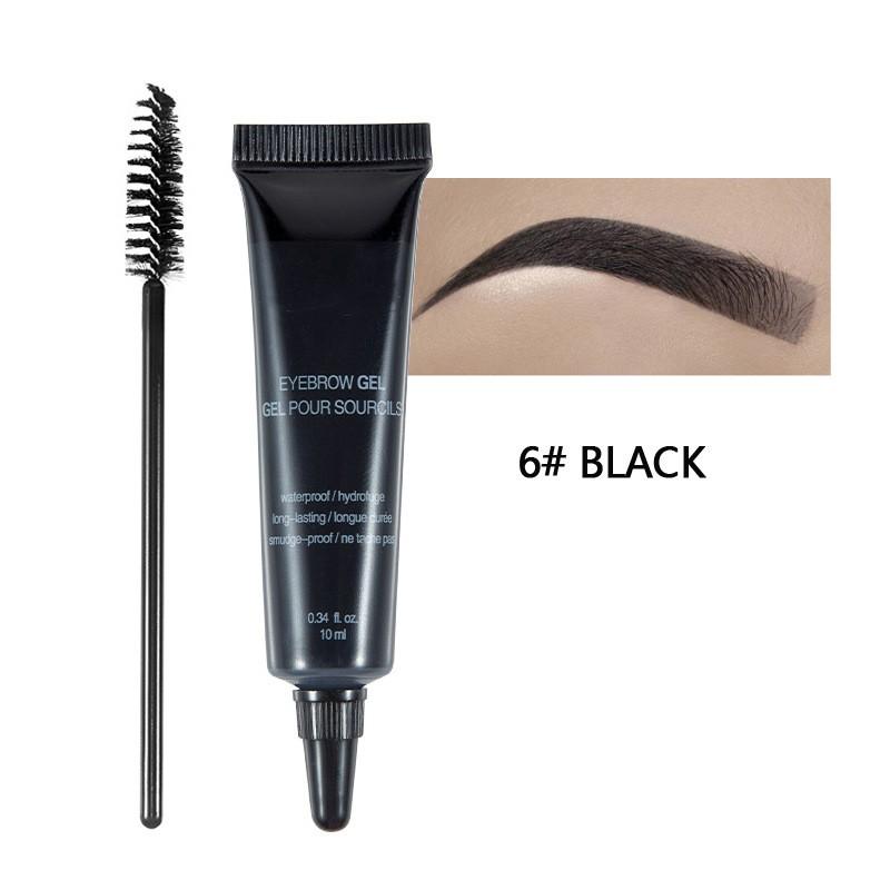 6 Color Eyebrow Dye Cream Shaping Lasting Liquid Eyebrow Cream Waterproof and Fadeless Beautify Eyebrow Tint New Products Makeup