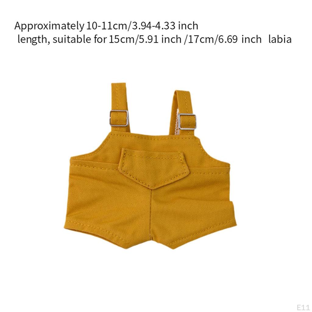 15см 17см плюшевая кукольная одежда стильные штаны комбинезон аксессуары DIY мультфильм одеваются