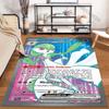 15 SIZES P-Pokemon Mimikyu Gardevoir Cards Print Carpets Bedroom Living Room Sofa Study Rug Children's Room Large Decorative Mat