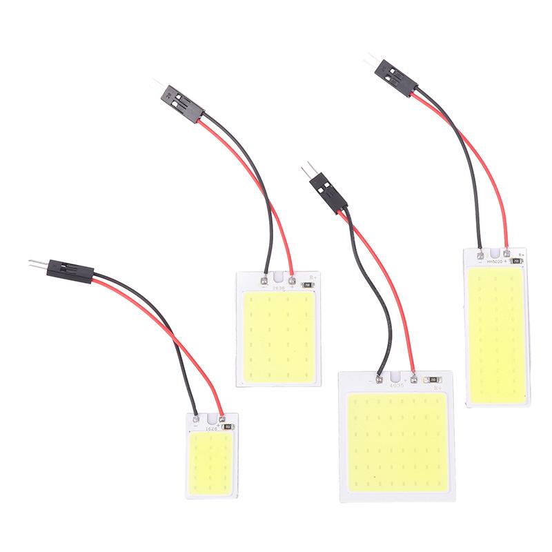 1 шт. COB 18SMD 24SMD 36SMD 48SMD Светодиодная лампа габаритного огня, подсветки номера, салонная лампа для чтения, лампа Festoon для багажника автомобиля