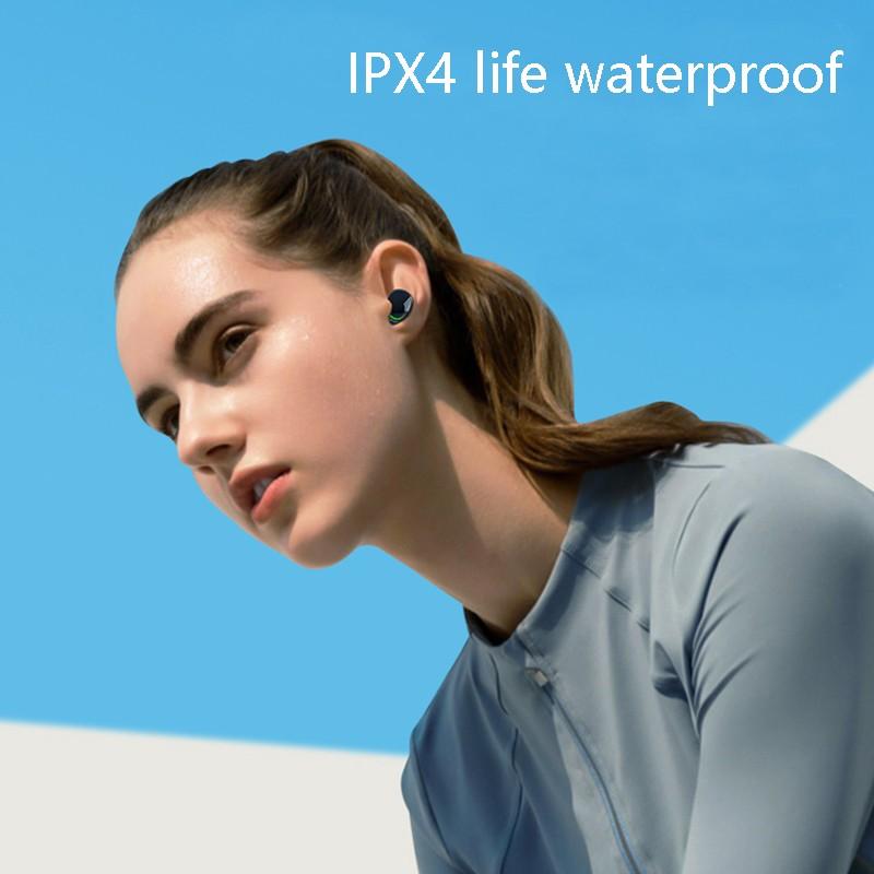 Новые беспроводные наушники Bluetooth V5.3 TWS Беспроводные наушники со светодиодным дисплеем и аккумулятором емкостью 1200 мАч, гарнитура с микрофоном