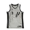 Баскетбольная майка NBA San Antonio Spurs Келдон Джонсон Фан-версия с V-образным вырезом без рукавов Унисекс майка CV9539-007