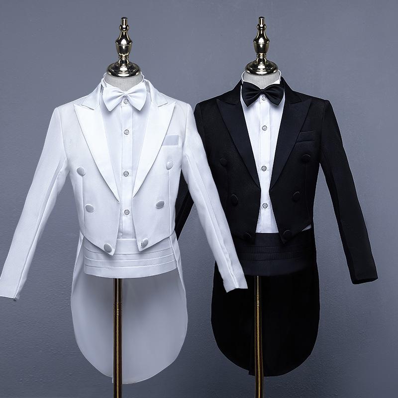 Children's Korean Style Tuxedo Blazer Set for Boys - Perfect for Violin, Piano Competitions, Performances, and Events
