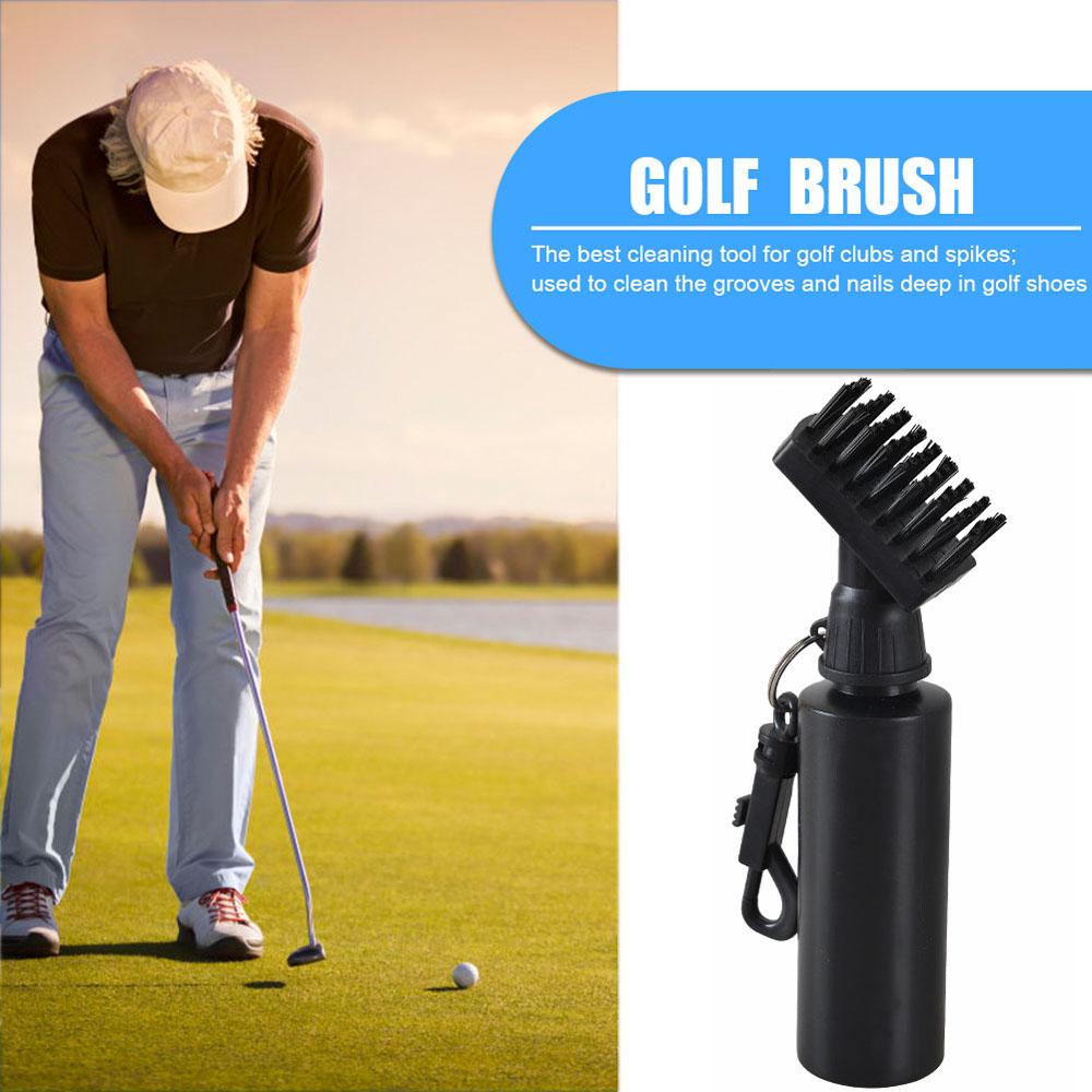 Tool With Snap Clips Golf Groove Cleaner Golf Club Brush Groove Cleaning Brush Hair Club Brush