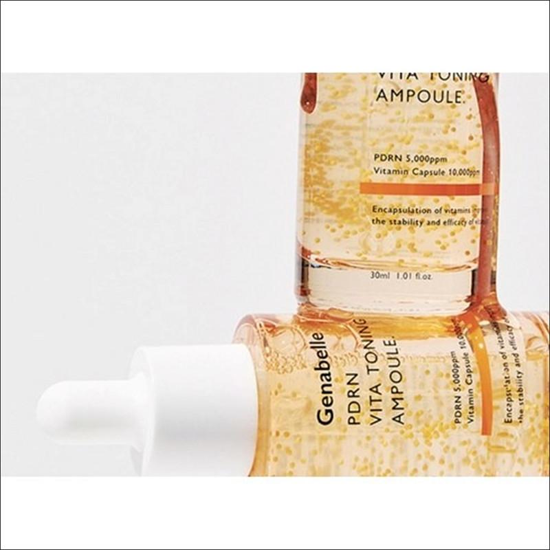 Genabelle Большая емкость PDRN Glowing Elasticity Vitamin Capsule Toning Salmon Ampoule, 70 мл, 1 шт.