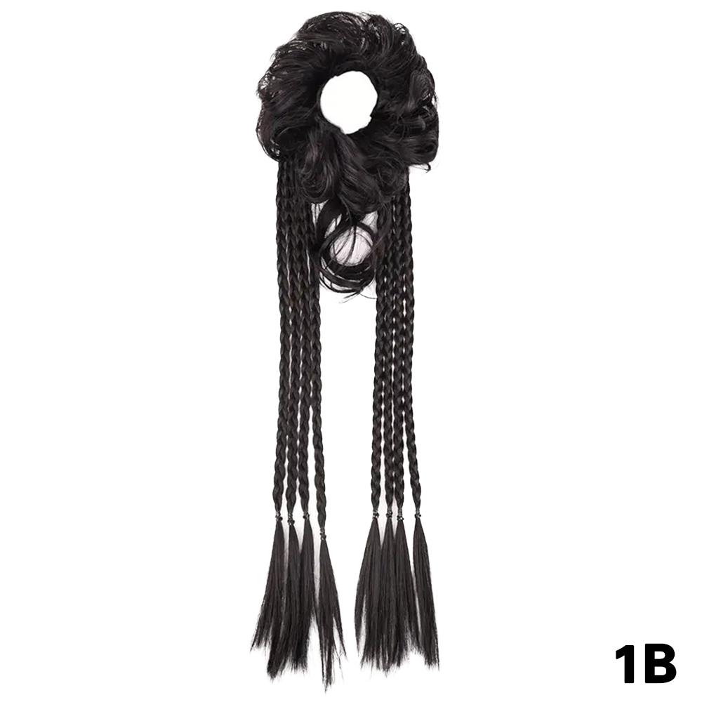 MERISIHAIR Синтетические длинные шикарные плетеные накладные волосы для хвоста, термостойкие, идеально подходят для женщин, повседневные и праздничные аксессуары для волос