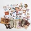 60pcs/Vintage Stationery Stickers Aesthetic Junk Journal Paper Diary Scrapbook Junk Journal Accessories Art Supplies Sticker