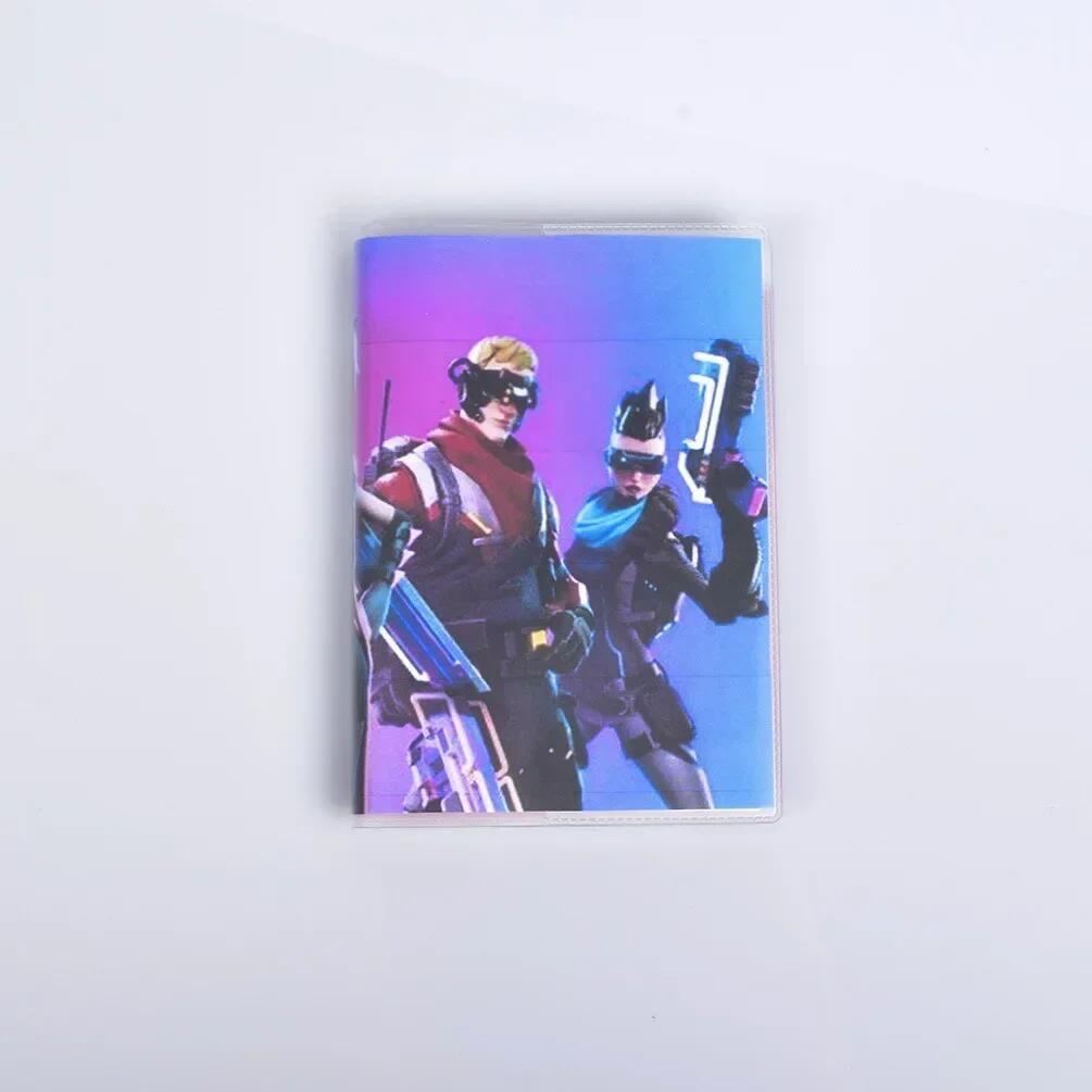 Fortnite Notebook Anime Notebooks PVC Simple Student Diary Cartoon Theme Writing Journal School Supplies Project
