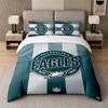 3Pcs Bedding SetPhiladelphia Eagles Soft Bed Sheet and Two Pillowcases Home Bedroom Decor