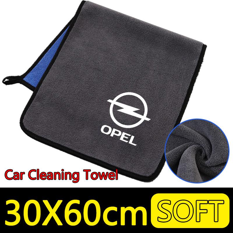 Car Wash Cleaning Microfiber Towel Car Cleaning Drying Cloth For Opel Astra G H J K F Corsa D Zafira B Insignia Mokka Regal