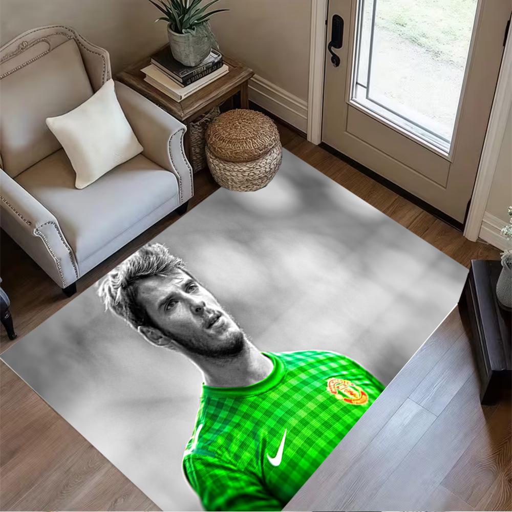 Goalkeeper Green Jersey Floor Mat Design for Game Room Hallway Study room Entryway Anti-slip Rug Anime Office Decor Perfect Gift for Friends & Family