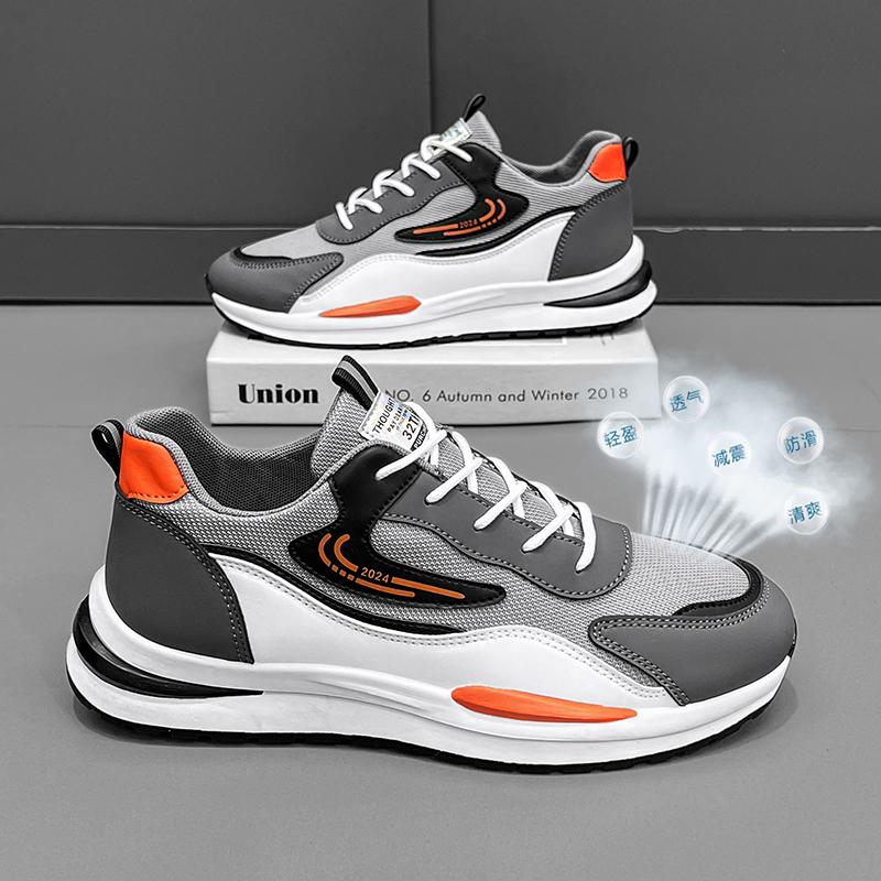 Мужские водонепроницаемые кожаные туфли Осень/Зима Спортивные повседневные кроссовки на флисовой подкладке Дышащая резиновая подошва Обувь на открытой шнуровке