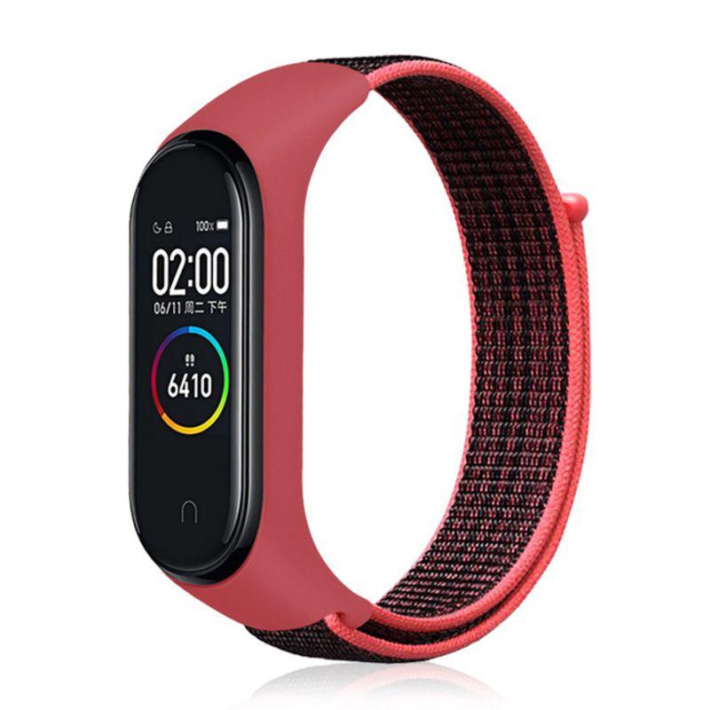 Высококачественный регулируемый нейлоновый ремешок для Xiaomi Mi Band 3/4/5/6 Прочный и легкий