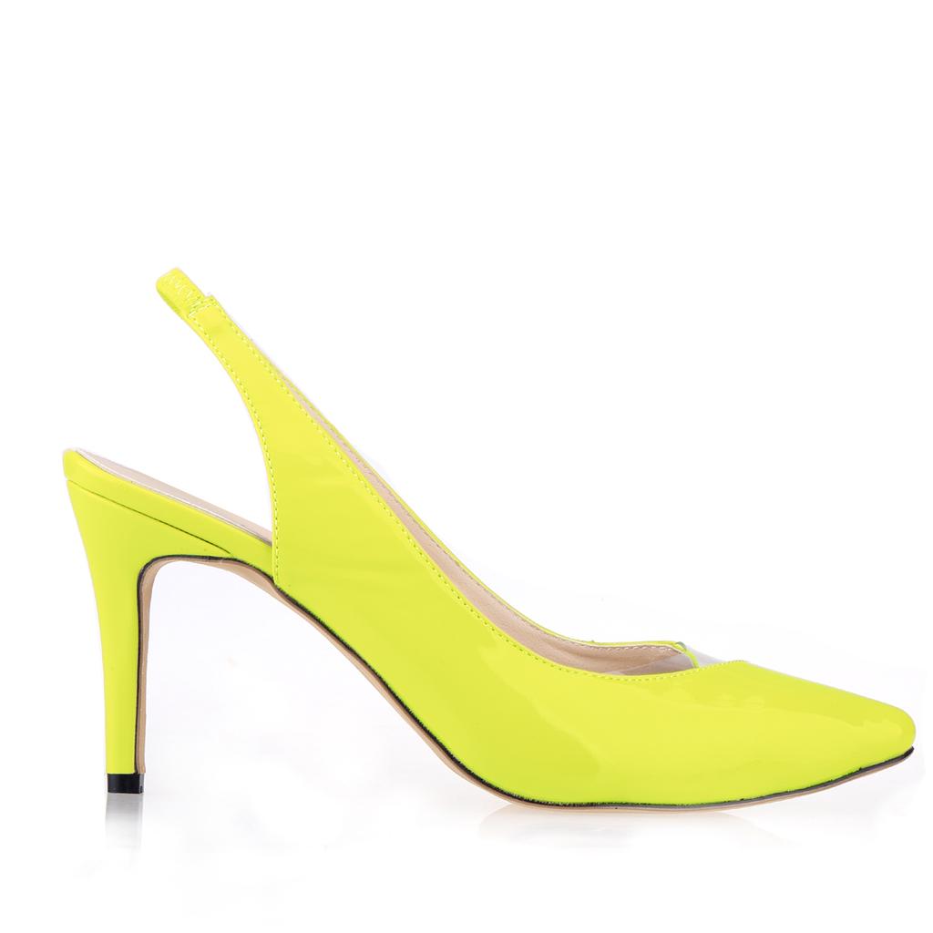 Women Patent Leather Fashion High Heels Pointed Corset Work Pumps Court Shoes Wedding Party Shoes Shoe