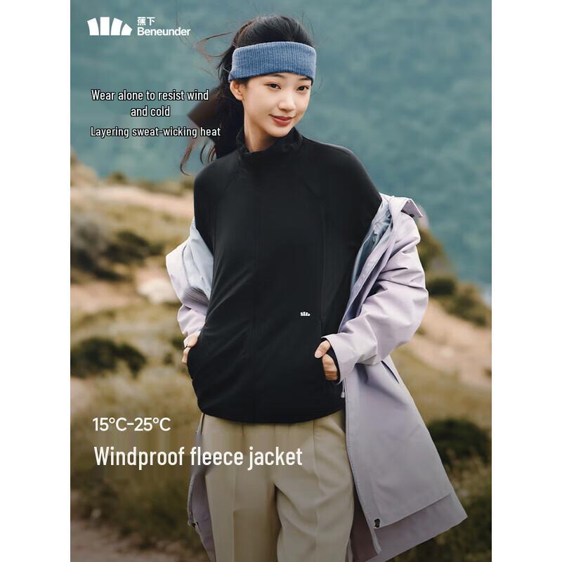 beneunder Women's Fleece Windproof Jacket PM127