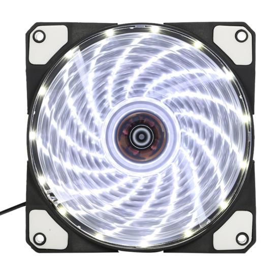 Ultra Silent Anti-vibration 15 Lights Round Computer Cooling Fan