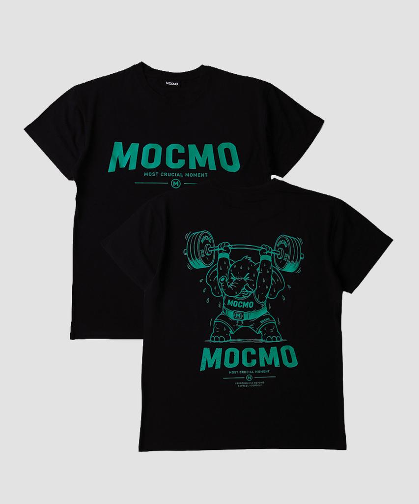 MOCMO Сильный Слон Футболка с коротким рукавом (унисекс)