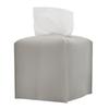 Waterproof PU Tissue Box Square Tissue Holder Minimalist Tissue Container  Office Use