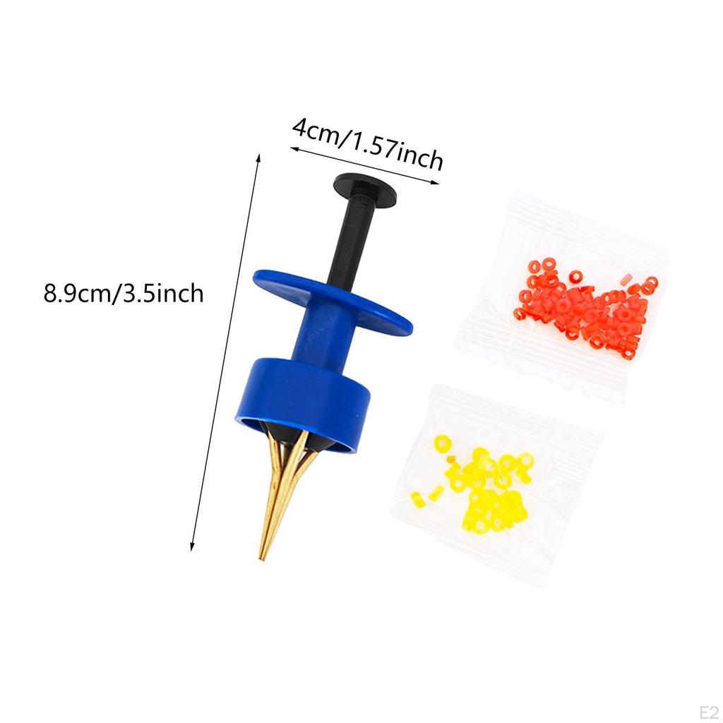 Fishing Pellet Bander with Rubber Bands Convenient for Angler Worm Tackle